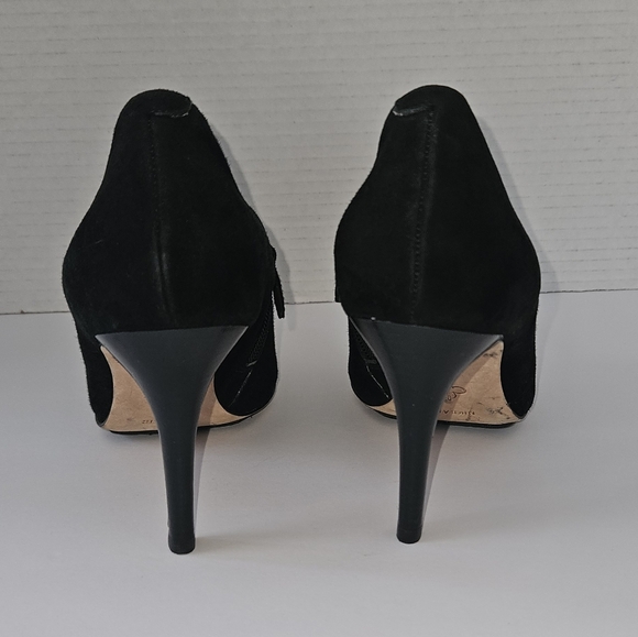 Cole Haan NikeAir suede black zippered ankle boot size 8.5 - Picture 4 of 10